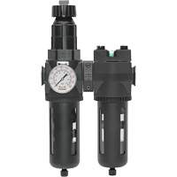 Filtre/r&eacute;gulateur + filtre coalescent drain manuel avec bol standard Modulair 400, 1/4" NPT, 150 psi, Capacit&eacute; de 9,1 oz liq. Cintas