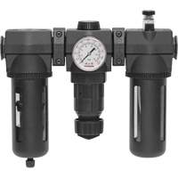 Filtre, d&eacute;tendeur & lubrificateur Modulair 400 avec drain manuel & bol standard, 3/4" NPTF Cintas
