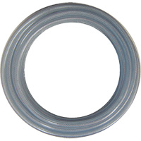 Braided Tube, 1.312" OD x 100' L, PVC, Clear Cintas