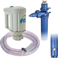 Trousse de pompe pour baril PFM-40 avec moteur M3V, Polypropyl&egrave;ne/PVDF/Acier inoxydable Cintas