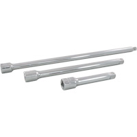 Jeu de rallonges pour douilles, Prise de 1/2", Fini Chrome, 3 Mcx Cintas