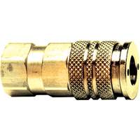D&eacute;connexion rapide automatique &agrave; une main, Laiton, 1/4" x 3/8" Cintas