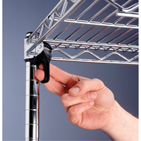 &eacute;tag&egrave;res super ajustables Super Erecta, Ensemble de Ajout, 5 Tablettes, 36" la x 86-5/8" h x 24" p Cintas