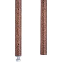 MONTANT ETAGERE STYLISEE34 1/2"H,CUIVRE MARTELE Cintas