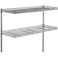Tablettes en porte-&agrave;-faux, 24" la x 12" p Cintas