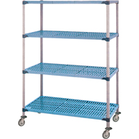 &eacute;l&eacute;ment de rayonnage , 4 Tablettes, 36" la x 68" h x 18" p Cintas