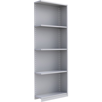 Interlok Shelving Unit, Steel, Boltless, 800 lbs. Capacity, 36" W x 100" H x 24" D Cintas