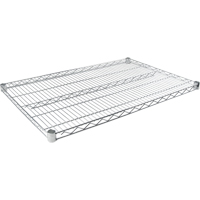 Tablette en treillis pour &eacute;tag&egrave;re robuste en treillis chromat&eacute;, 36" la x 24" p, Capacit&eacute; de 800 lb Cintas