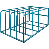 Supports verticaux standards pour rev&ecirc;tements en feuilles, 84" la x 50" p x 36-3/4" h, Capacit&eacute; de 4000 lb Cintas