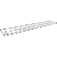 Tablette en treillis pour &eacute;tag&egrave;re robuste en treillis chromat&eacute;, 30" la x 18" p, Capacit&eacute; de 800 lb Cintas