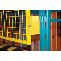 Grilles de protection arri&egrave;re pour palettier, 96" la x 48" h, Ferrures de 6" Cintas