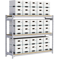 &eacute;tag&egrave;re-classeur de grande largeur, Acier, 3 Tablettes, 72" la x 18" p x 60" h Cintas