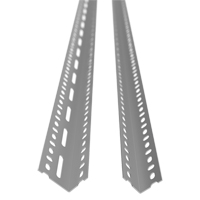 Slotted Angle Post, Galvanized Steel, 72" High Cintas