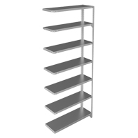 &eacute;l&eacute;ment de rayonnage, Acier galvanis&eacute;, Montant &agrave; fente, Capacit&eacute; 400 lb, 36" la x 84" h x 12" p Cintas