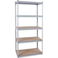 Rayonnage robuste, Acier, Sans boulons, Capacit&eacute; 1200 lb, 48" la x 72" h x 18" p Cintas