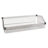 Wire Basket Shelf, 24" W x 48" D, 400 lbs. Capacity Cintas