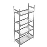 Wide Span Storage Shelving, Steel, Boltless, 1340 lbs. Capacity, 42" W x 84" H x 18" D Cintas