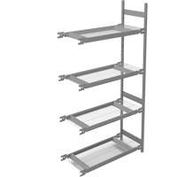 Wide Span Storage Shelving, Steel, Boltless, 1340 lbs. Capacity, 42" W x 84" H x 18" D Cintas