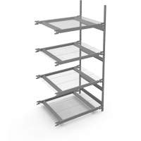 &eacute;tag&egrave;re de grande largeur, Acier, Sans boulons, Capacit&eacute; 1340 lb, 42" la x 84" h x 32" p Cintas