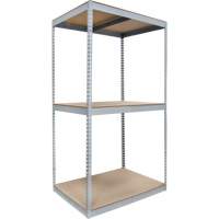 Heavy-Duty Shelving, Steel, Boltless, 750 lbs. Capacity, 72" W x 84" H x 24" D Cintas