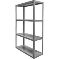 Heavy-Duty Shelving, Steel, Bolted, 3000 lbs. Capacity, 36" W x 72" H x 24" D Cintas