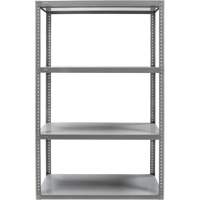 Heavy-Duty Shelving, Steel, Bolted, 3000 lbs. Capacity, 36" W x 72" H x 24" D Cintas