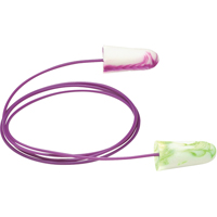 Bouchons d'oreilles en mousse SparkPlugs, Vrac - Boîte, Avec cordon Cintas