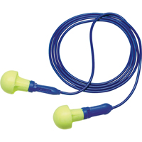 E-A-R Push-ins Metal Detectable Earplugs, Corded, One-Size, Bulk - Polybag, NRR 28 dB NRR dB Cintas