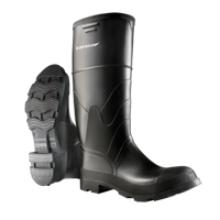 Bottes &eacute;conomiques de 16", PVC, Embout Acier, Pointure 6, Semelle R&eacute;sistant aux perforations Cintas