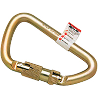 Miller&reg; Carabiners, Steel, 400 lbs Capacity Cintas