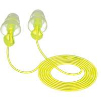 E-A-R Tri-Flange Reusable Earplugs, Corded, Bulk - Polybag, 26 dB NRR, One-Size Cintas