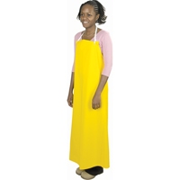 Lightweight Aprons, Polyurethane, 48" L x 35" W, Yellow Cintas