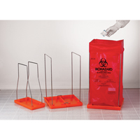 Clavies&reg; Bag Holders, Bio-Hazard, 14" L x 14" W Cintas