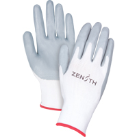 Gants l&eacute;gers enduits et respirants, 7/Petit, R&ecirc;vetement Mousse de nitrile, Calibre 13, Enveloppe en Polyester Cintas