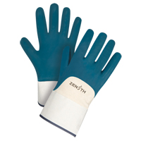 Gants &agrave; poignet de s&eacute;curit&eacute; de poids lourd, 10/T-Grand, R&ecirc;vetement Nitrile, Enveloppe en Coton Cintas