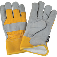 Superior Warmth Winter-Lined Fitters Gloves, Medium, Split Cowhide Palm, Thinsulate Inner Lining Cintas