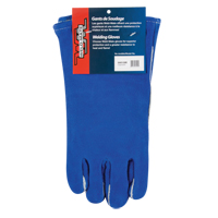 Gants de soudage &agrave; pouce & paume doubles, Cuir de vache refendu, Taille Grand Cintas