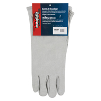 Gants de soudeur d'usage standard, Cuir de vache refendu, Taille Grand Cintas