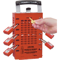 Boîtes de verrouillage Latch Tight, Rouge Cintas