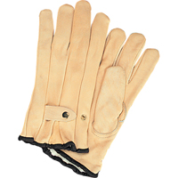 Winter-Lined Ropers Gloves, Small, Grain Cowhide Palm, Fleece Inner Lining Cintas