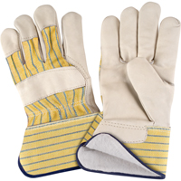 Abrasion-Resistant Winter-Lined Fitters Gloves, X-Large, Grain Cowhide Palm, Cotton Fleece Inner Lining Cintas