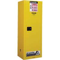 Armoire de s&eacute;curit&eacute; pour produits inflammables EX Slimline Sure-Grip , 22 gal., 1 Porte(s), 23,25" La x 65" h x 18" p Cintas