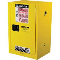Armoire de s&eacute;curit&eacute; compacte pour produits inflammables EX Sure-Grip, 12 gal., 1 Porte(s), 23,25" La x 35" h x 18" p Cintas