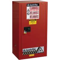 Armoire de s&eacute;curit&eacute; pour la peinture et les encres combustibles EX Sure-Grip, 20 gal., 2 tablettes Cintas
