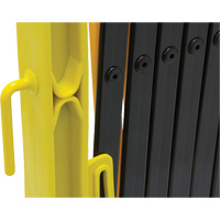 Xpandit Barricade, 36" H x 11.5' L, Black/Yellow Cintas