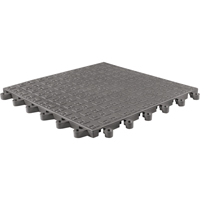 ErgoDeck&reg; Soft No. 566 Matting, PVC, 1-1/2' W x 1-1/2' L, 7/8" Thick, Charcoal Cintas