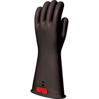 Gants isolants en caoutchouc naturel noir, ASTM classe 0, Taille 8, 11" lo Cintas