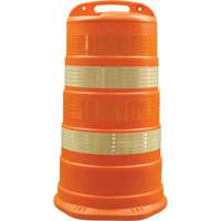 Barils pour canalisation du trafic Trailboss, Hauteur 41,27'', Orange Cintas