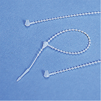 Options de finition pour &eacute;tiquettes - attaches en billes de nylon Cintas