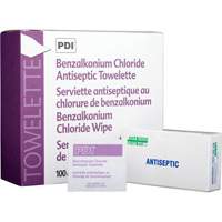 Benzalkonium Chloride Wipes, Towelette, Antiseptic Cintas